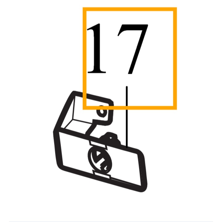 Piesa auto, Volvo, suport exterior dreapta, cos senzor, zapada spate, nou, V90CC (2021-)