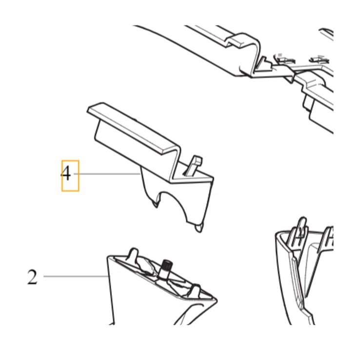 Carcasa oglinda interioara Volvo XC90 II, 2023-, noua
