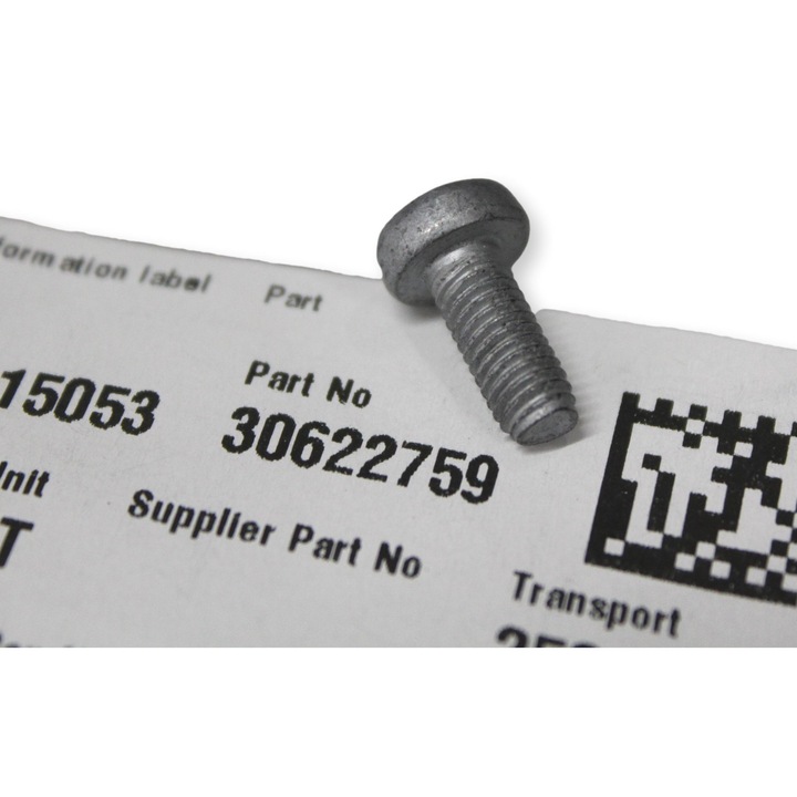 Első megerősítő csavar M5x12, Volvo, 30622759, új