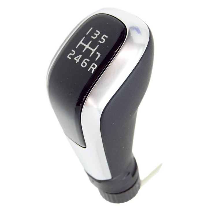 Váltógomb, Volvo, bőr, megvilágított, fekete, V40 V40CC (2013-2019) modellekhez