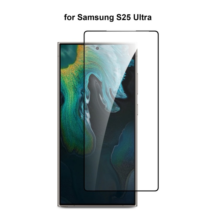 Cellect Samsung Galaxy S25 Ultra kompatibilis full cover üvegfólia