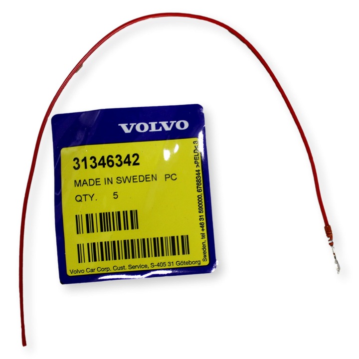 Autó kábelköteg, Volvo, csatlakozók 0,64 tűs, 0,5 mm2, új, OE 31346342
