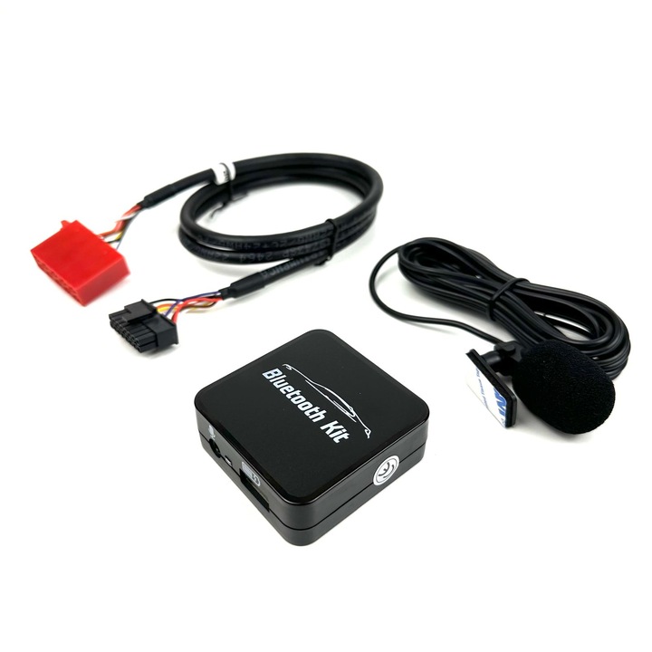 Adaptor Bluetooth audio auto Mercedes 1994–1998, 10 pini – Muzica & Apeluri, Handsfree, Compatibil CD Changer, Negru 12 V