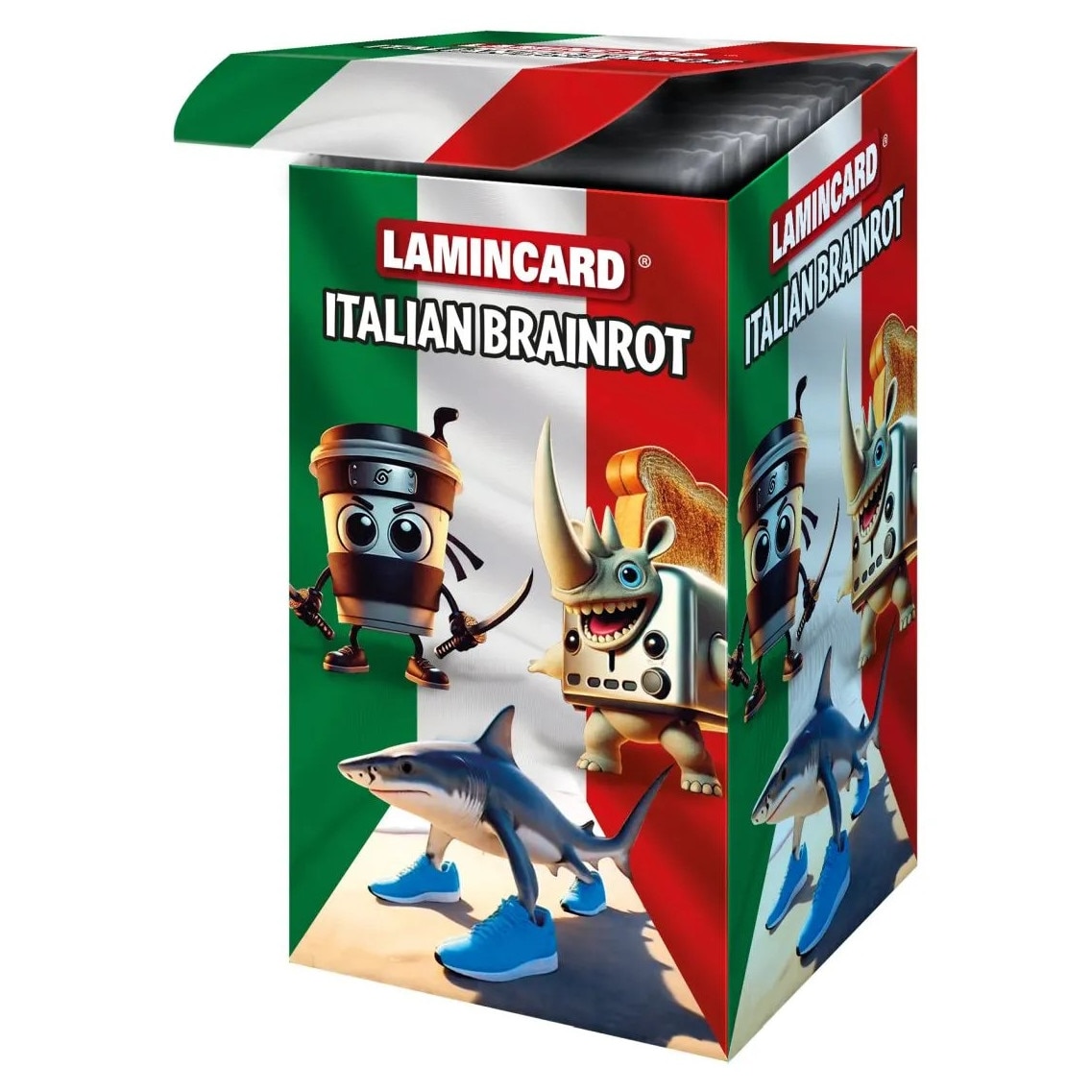 Carti de joc, Italian Brainrot, plic de colectie cu 5 carti, LAMINCARD -  eMAG.ro