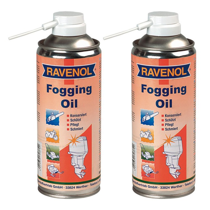 Pachet 2 x spray anticoroziv Ravenol Fogging Oil 400 ml