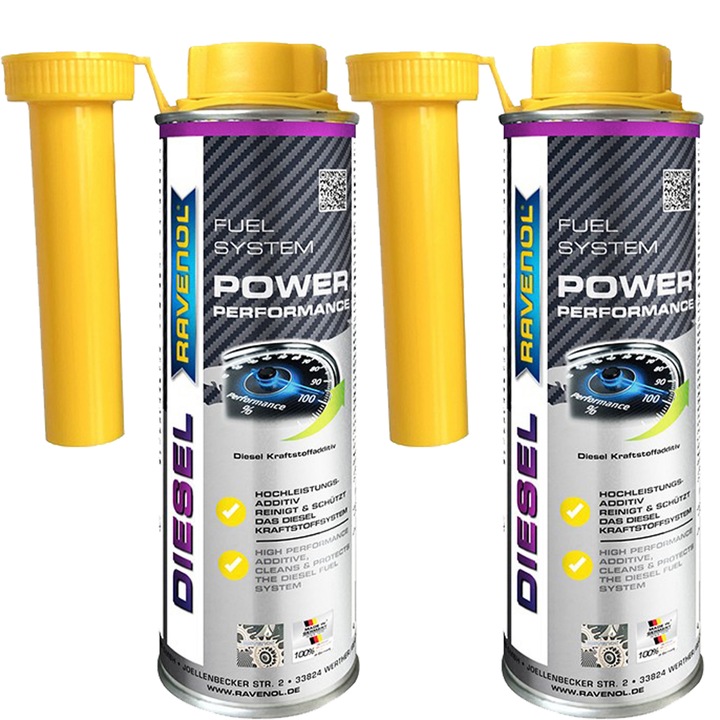 Ravenol Diesel Power Performance adalékanyag, 600 ml-es kiszerelés