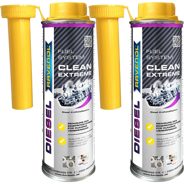 Pachet 2 x aditiv Ravenol Clean Extreme 300 ml