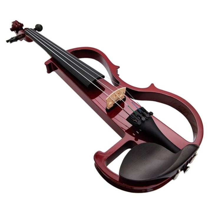 Vioara electrica silentioasa 4/4, Lemn Masiv Visiniu