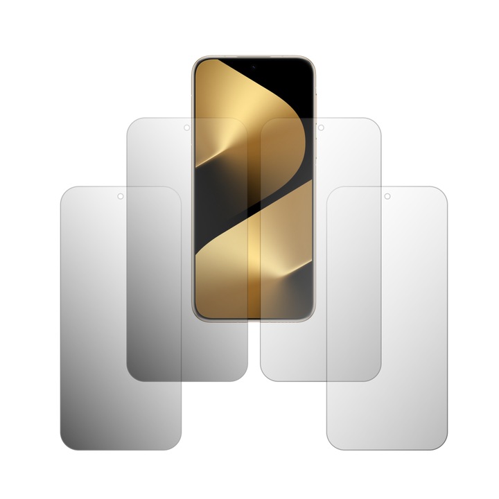 Set 4X Folie Protectie Ecran Folie24, pentru Huawei Pura 80 Ultra, 2X Ultra-Clear + 2X Mate, Acoperire Full-Display si Case-Friendly, Adezive, Flexibile cu Auto Regenerare