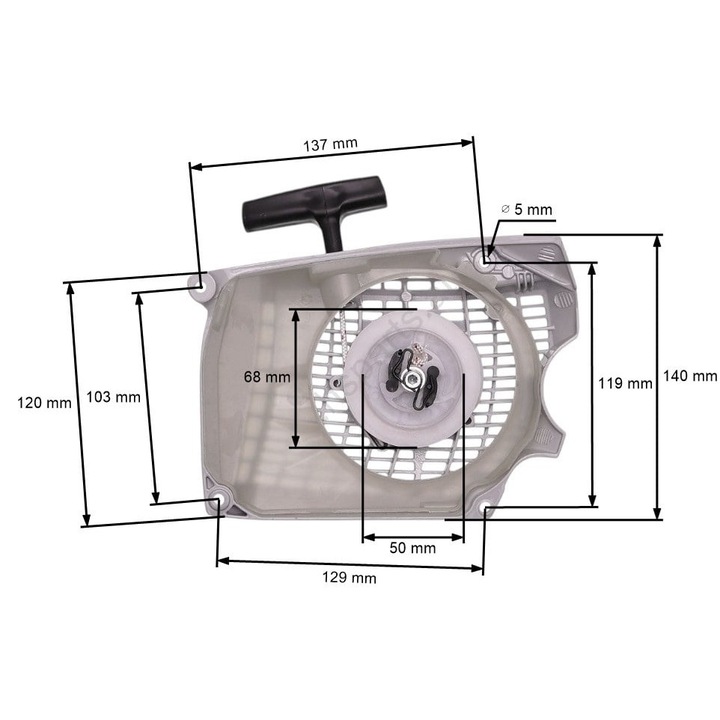 Demaror drujba compatibil Stihl MS 362 MS 362C