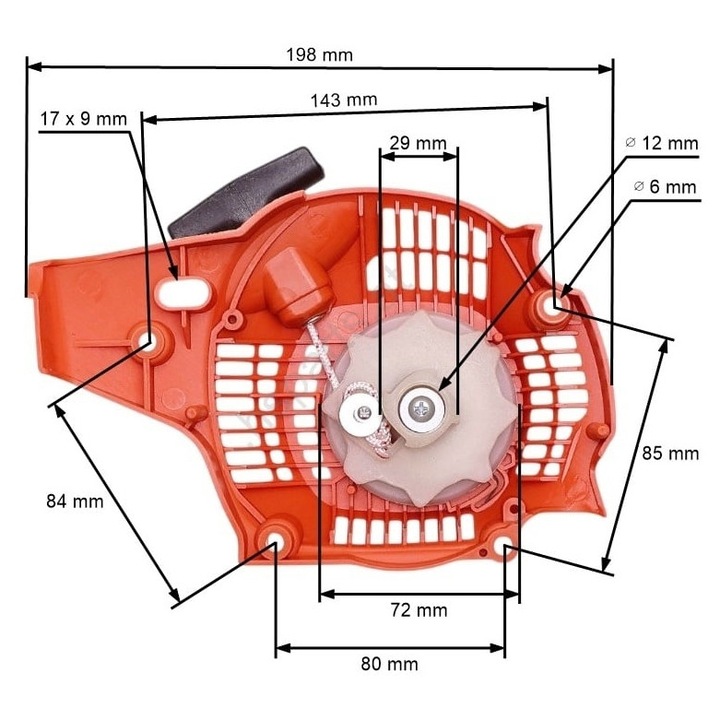 Demaror drujba Husqvarna 235, 236, 240