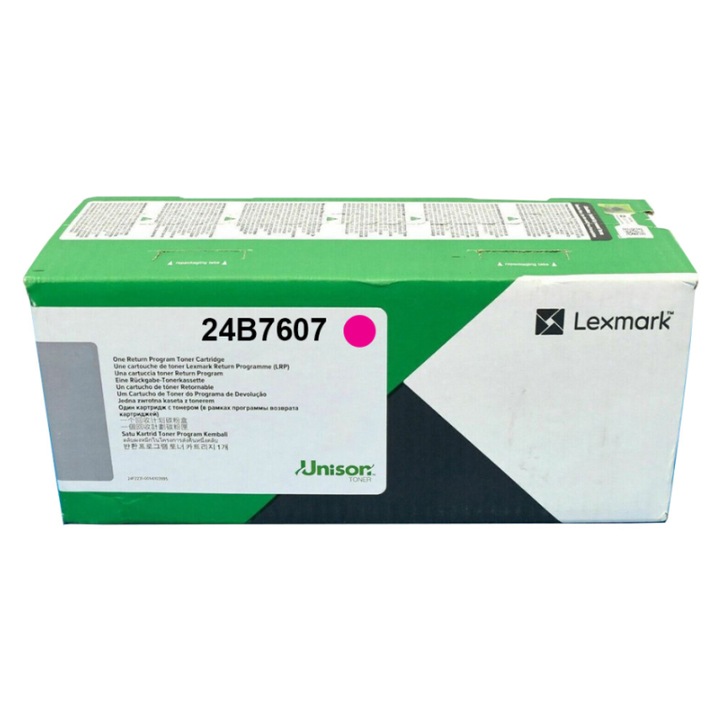 Тонер LEXMARK 24B7607 пурпурен 12K