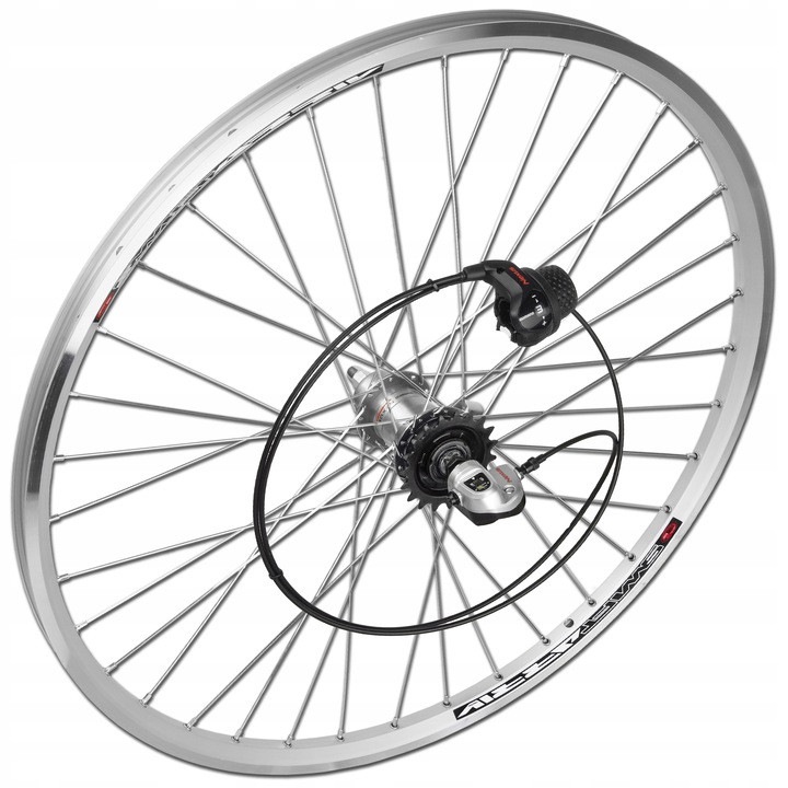 Roata spate completa pentru bicicleta, 28 inch, Shimano Nexus, 3 viteze, cu schimbator din aluminiu