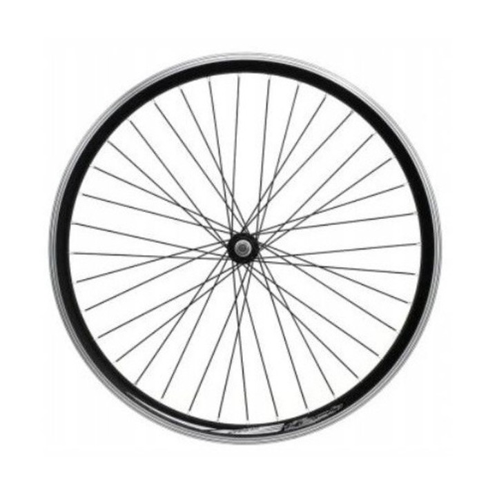 Roata completa bicicleta Kands 27,5 inch, aluminiu, V-brake, neagra, 36 spite, set inclus