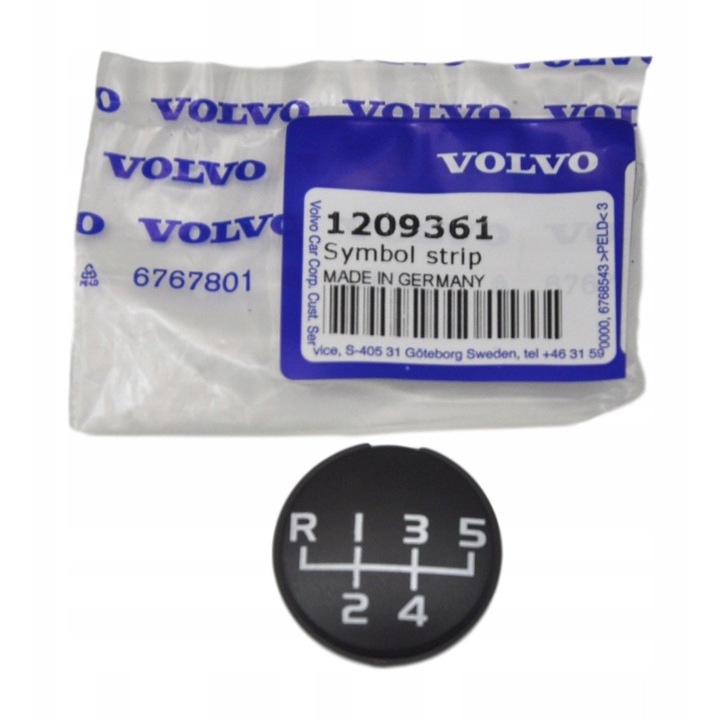 Váltógomb kupak Volvo 740, 760, 940, eredeti, új