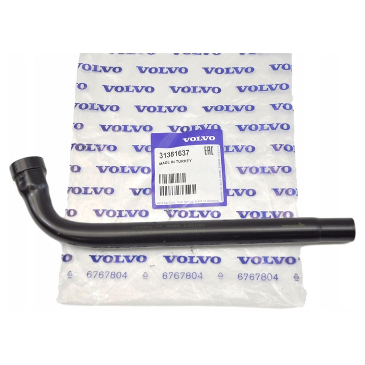 Cheie de roata originala Volvo, 31381637, pentru modele S60, V60, XC40, XC60, V70, V90, C30, C70, S40, V50, S80, S90, V40, V40 XC, V60XC, S60XC, V90 XC, XC60 (-2017), XC90 (2016-)