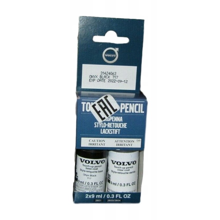 Eredeti Volvo festékjavító stift, ónixfekete 717 szín, különböző modellekhez