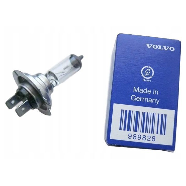 Bec H7 55W Volvo, original, pentru faruri, 989828
