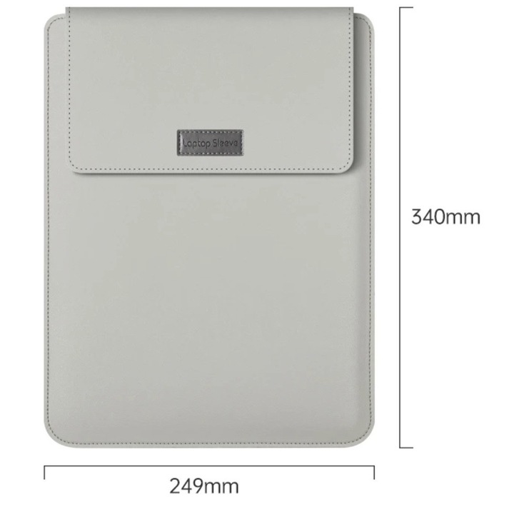 Husă 3in1 EtuiTab laptopokhoz 13.3"-ig, zöld, 34x24.9cm, vízálló