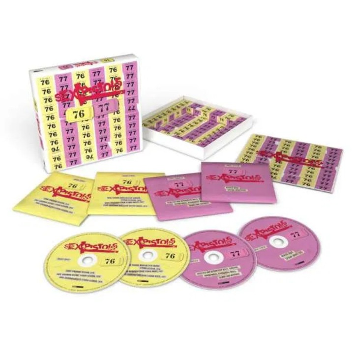 Sex Pistols: 76-77 - 4CD, Rock, többszínű
