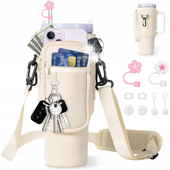 Bögretáska, ZUYIST, bézs, különböző méretekben