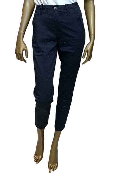 Női nadrág, G-Star RAW Bronson High Chino 2572925 16113-45, Magas derekú, Karcsúsított szárú, W28-L32, Sötétkék