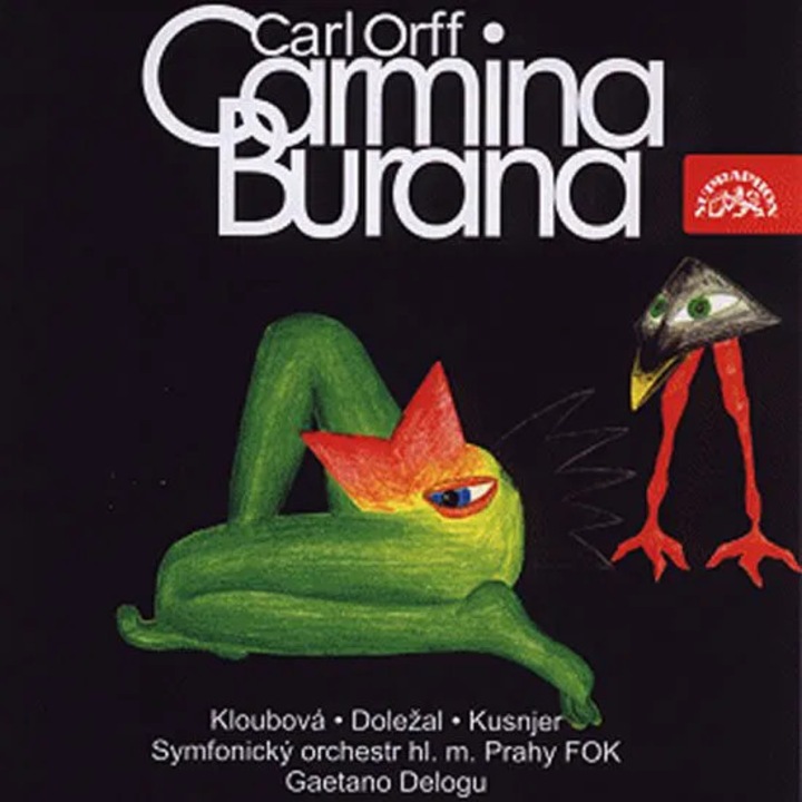 CD Orff: Carmina Burana, Симфония на Прага, 1 диск, класическа музика, пластмасова опаковка