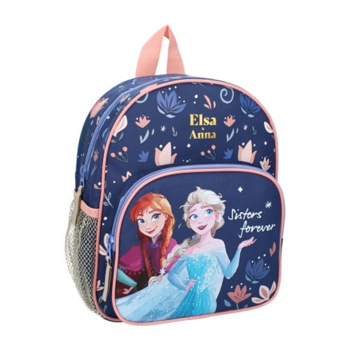 Gyerek hátizsák, 29x23x10 cm, megerősített és állítható pántokkal, többszínű, Hangosabb, mint a szerelem, Jégvarázs II