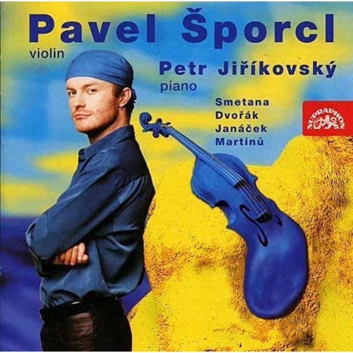 CD klasszikus zene, Sporcl Pavel, Smetana, Dvorak, Janacek, Martinu, Sevcik, 1 lemez, műanyag