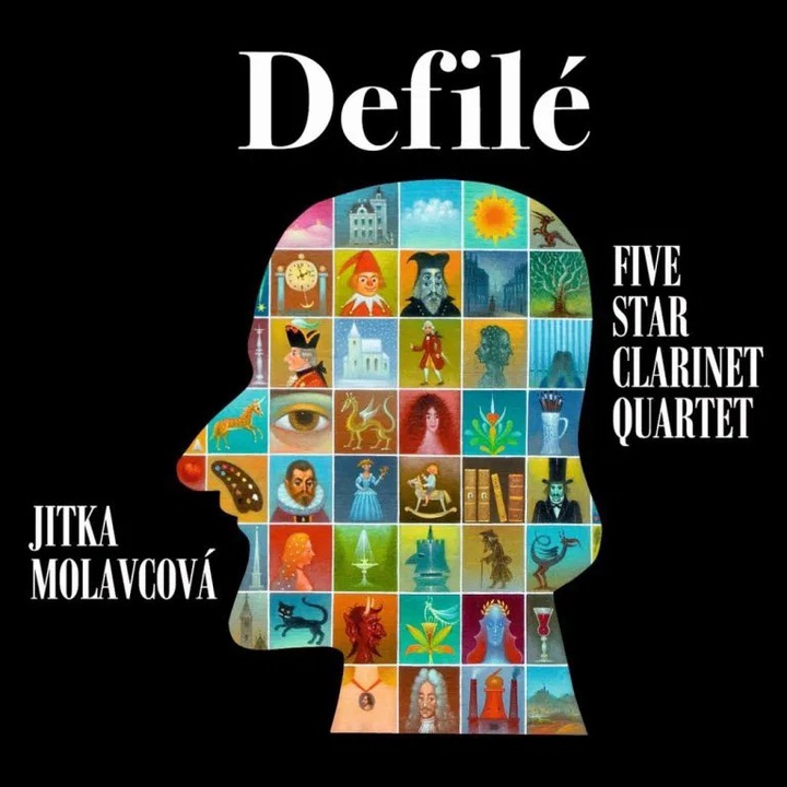 CD класическа музика, Five Star Clarinet Quartet, Jitka Molavcova, Defile, 1 диск