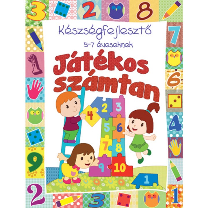Magnusz Könyv: Játékos számtan - Készségfejlesztő 5-7 éveseknek