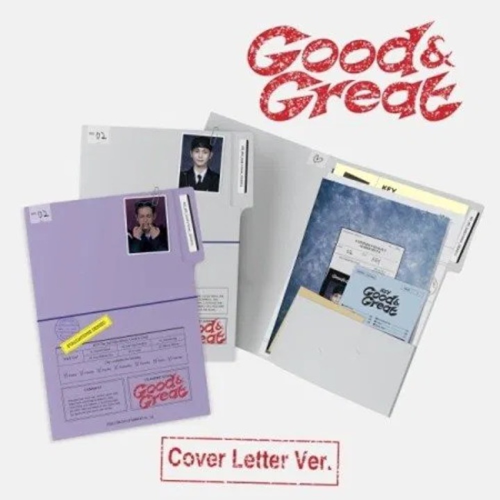 Album CD K-pop, Key, Good & Great (Paper - Cover Letter Version), 1 disc