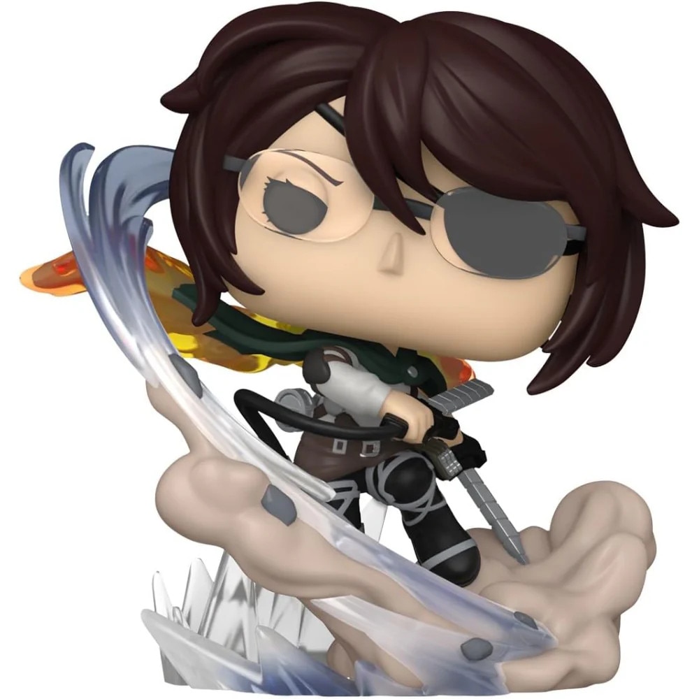 朴璐美　直筆サイン入りfunko pop 進撃の巨人　ハンジ Figurina Funko Pop Premium, Animation, Attack on Titan, Hange Zoe