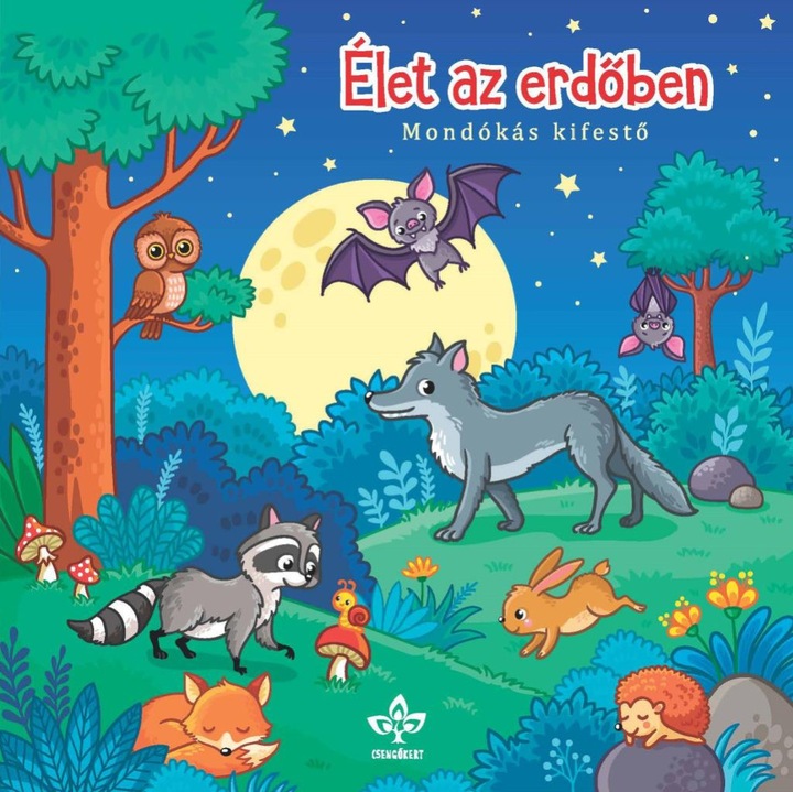 Csengőkert: Élet az erdőben – Mondókás kifestő