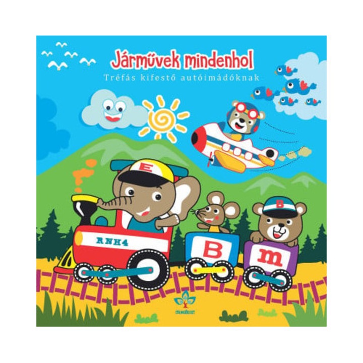 Csengőkert: Járművek mindenhol – Tréfás kifestő autóimádóknak