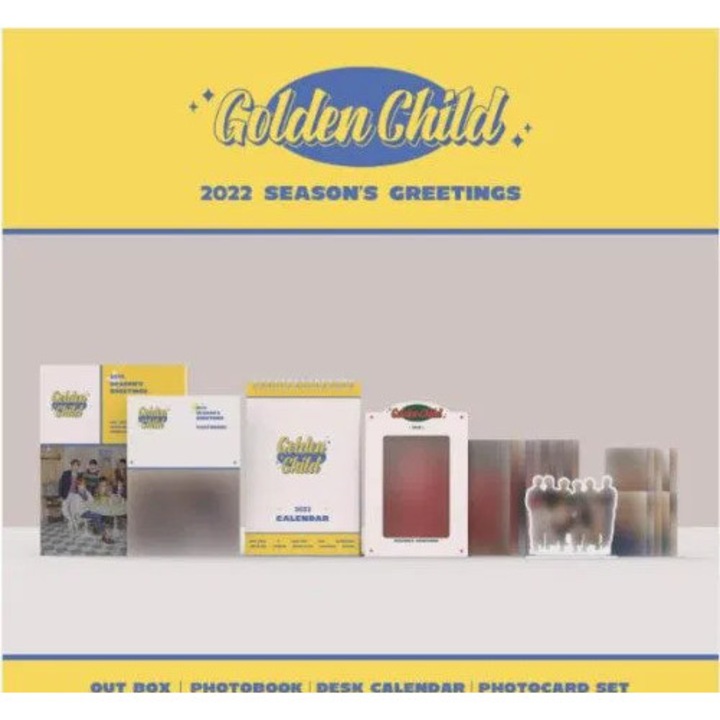 Felicitare Golden Child, 2022 Season's Greetings, K-pop
