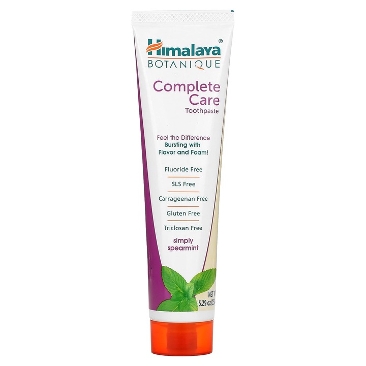 Himalaya fogkrém, Complete Care, Simply Spearmint, 150 g, fluoridmentes, vegán