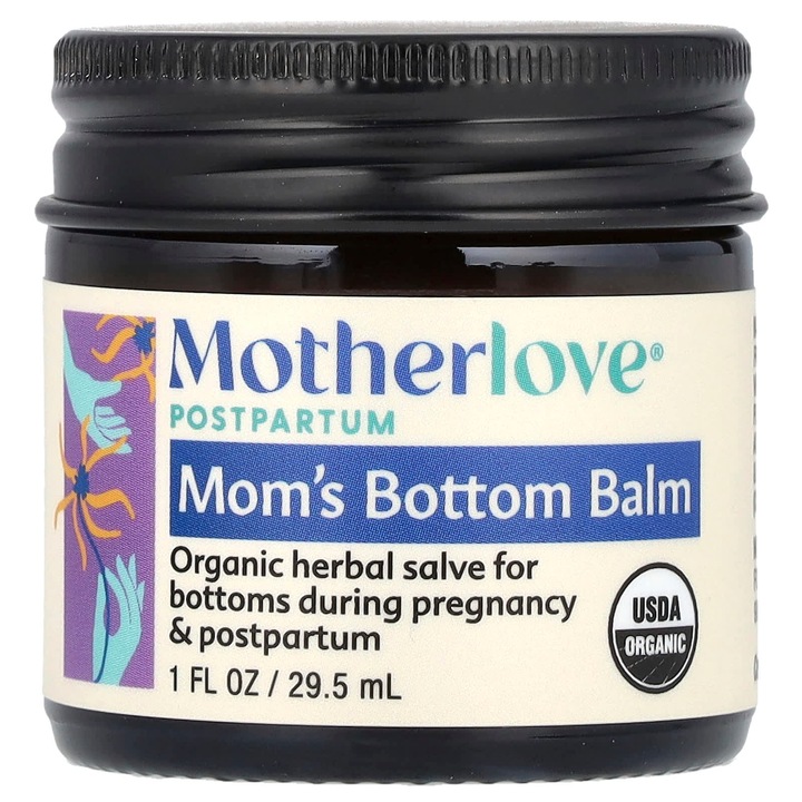 Intim balzsam, Motherlove, szülés utáni, bio, 29,5 ml, USDA Organic tanúsítvánnyal, állatkísérlet-mentes