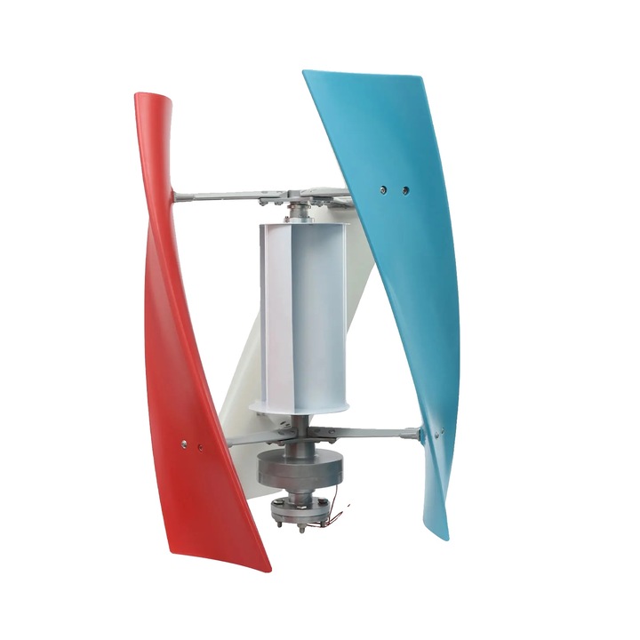 Turbina eoliana, design vertical, 100W, alb, 53x75cm