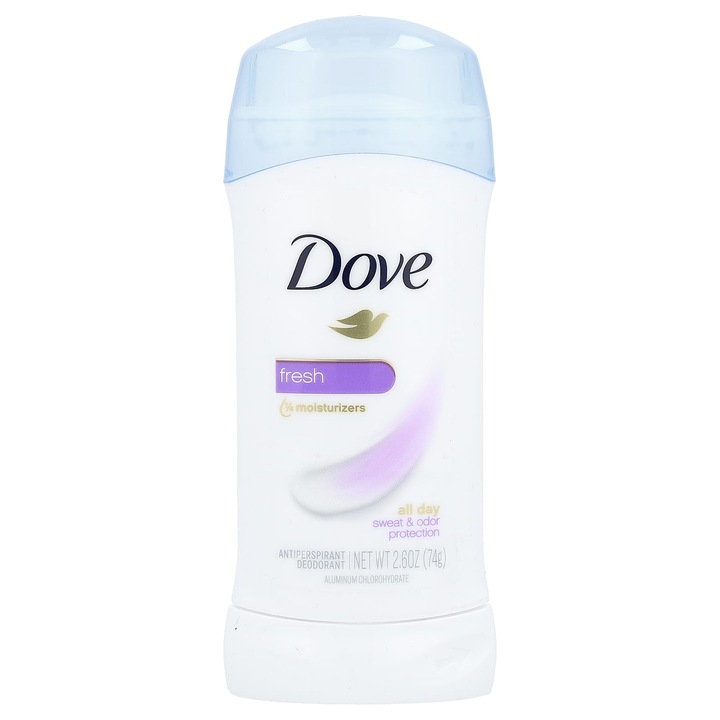 Izzadásgátló dezodor, Dove, Fresh, 74 g, 24 órás védelem