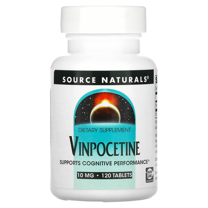Supliment alimenta Vinpocetina, Source Natural, 10 mg, 120 tablete
