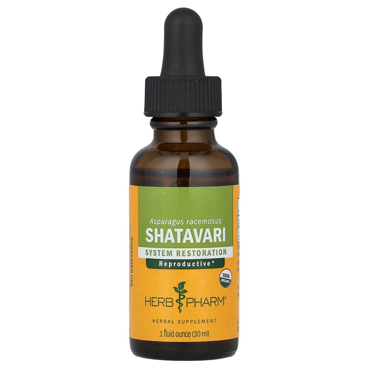Herb Pharm, Shatavari, 30 ml, 689 mg, organic, fara gluten