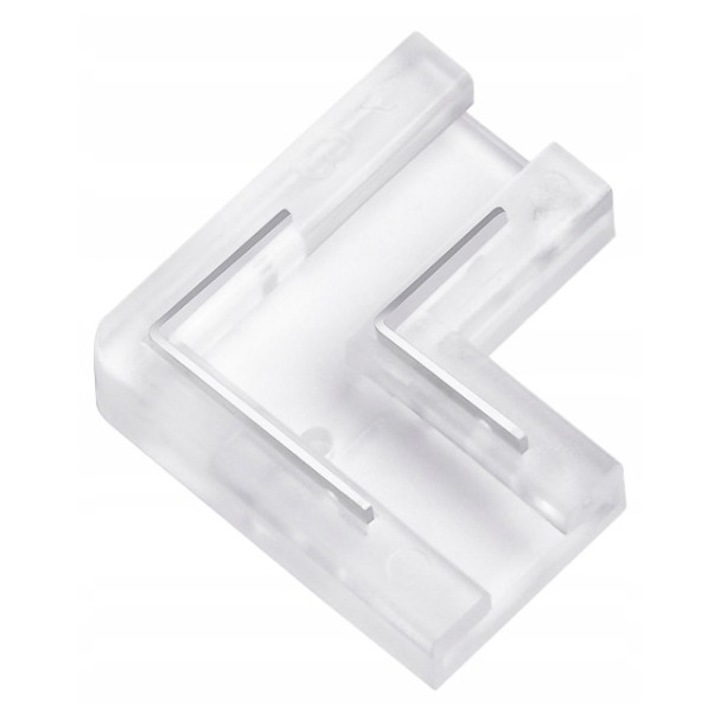 90-градусов ъглов конектор ZenLED, за COB 8 мм LED лента, непрекъсната светлина