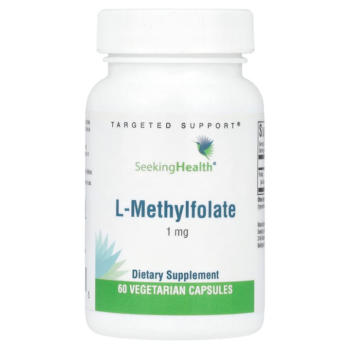 Supliment alimentar, L-5-MTHF, 1700 mcg, 60 capsule vegetale