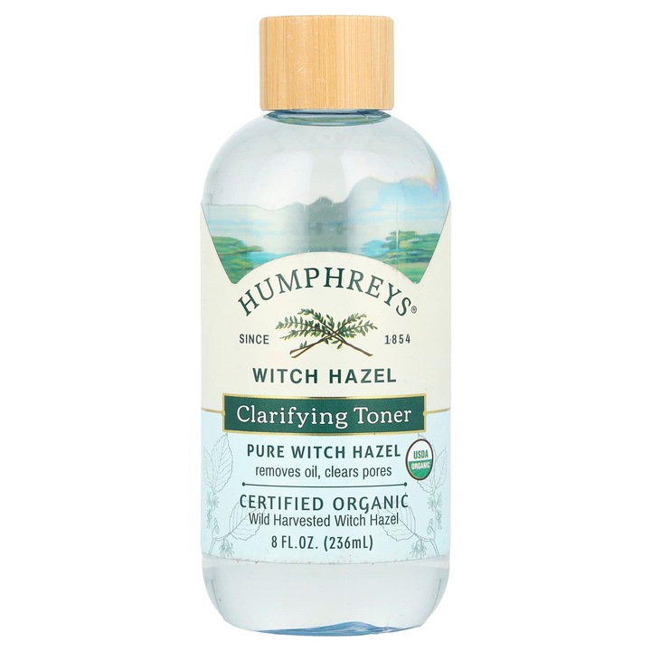 Humphreys Organic Toning Lotion, 236 ml, pórustisztító, vegán