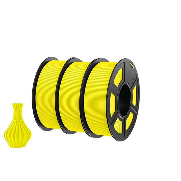 Filament 3D HSMPETG 3YL, 1.75mm, multicolor, 600 mm/s, ambalare vidata