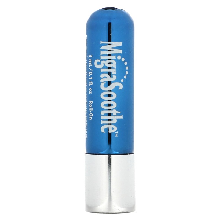 Ulei esential pentru calmare si racorire Nature's Life, MigraSoothe, roll-on, lavanda si menta, 3 ml