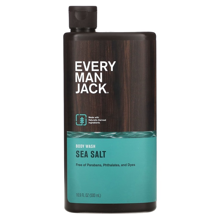 Every Man Jack tusfürdő, tengeri só, 500 ml, természetes összetevők
