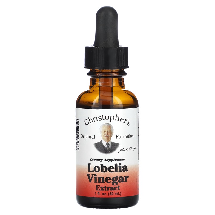 Extract de otet din lobelia, Christopher's Original Formulas, 30 ml, fara gluten