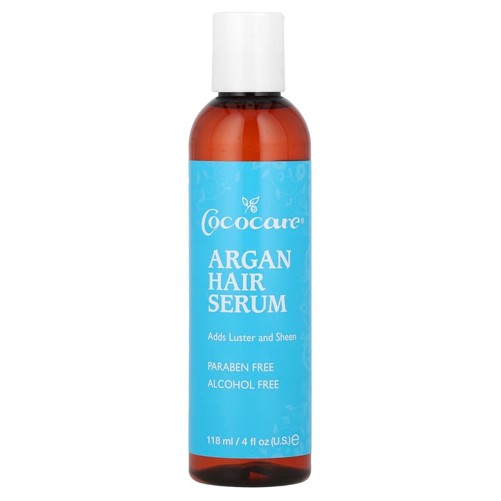 Serum pentru par Cococare, cu ulei de argan, 118 ml, fara parabeni, fara alcool